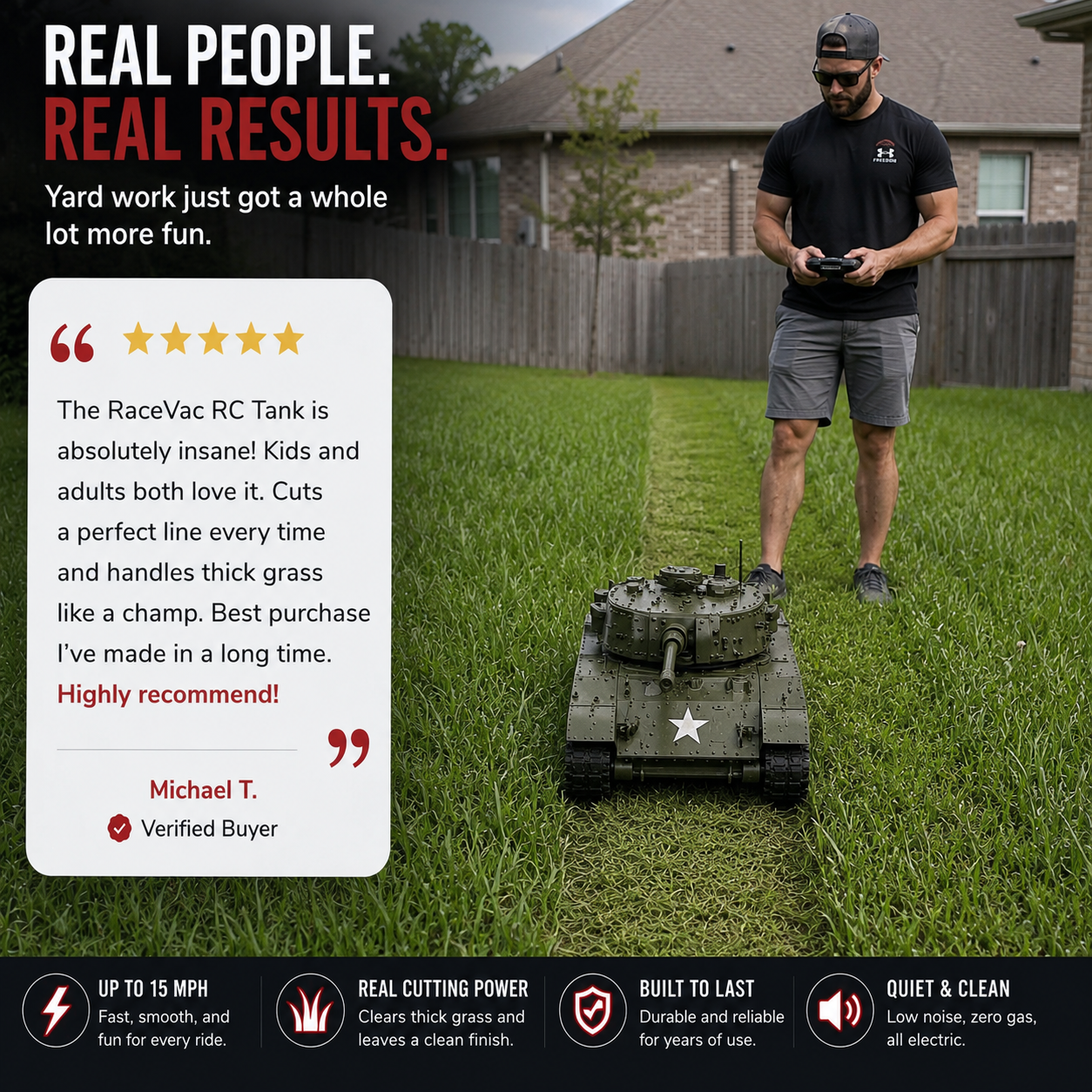 Rc Tank Lawnmower
